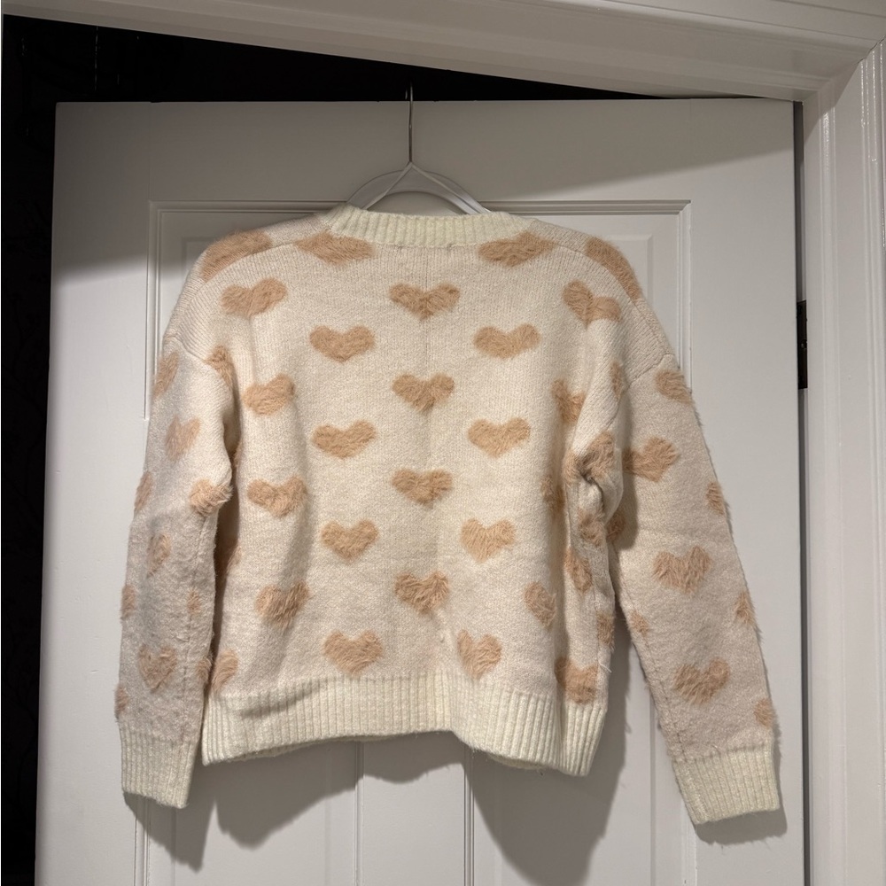 Pink Heart Cardigan - Picture 2 of 4